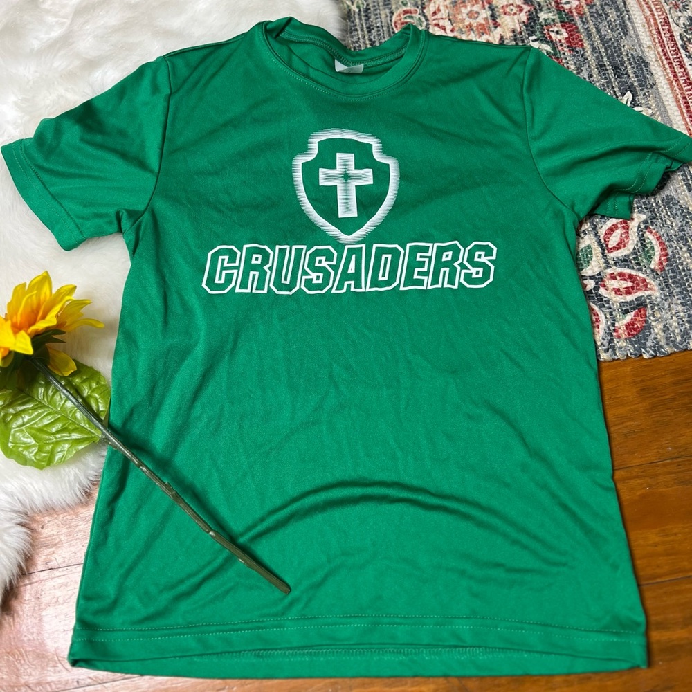 Youth Green Crusaders Active T-Shirt